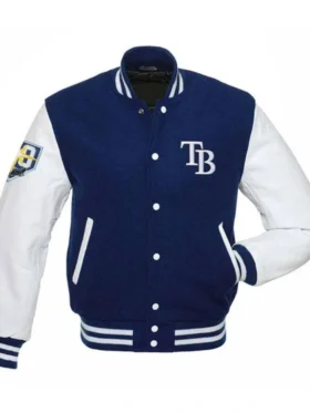 Tampa Bay Rays Wool Varsity Jacket Back
