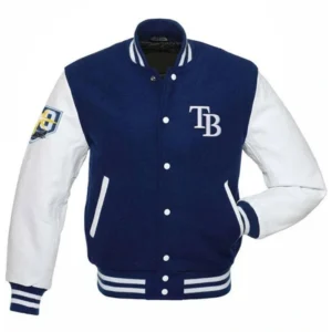 Tampa Bay Rays Wool Varsity Jacket Back
