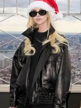Taylor Momsen The Empire State Building 2025 Black Jacket