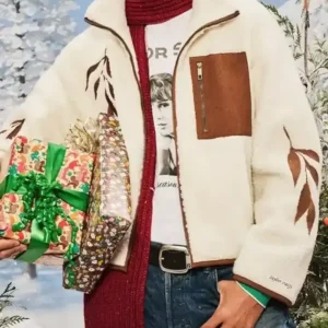 Taylor Swift Life Is A Willow Sherpa Jacket front