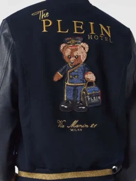 Teddy Doorman Varsity Jacket Back look