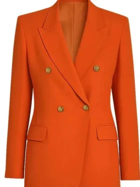 The Celebrity Traitors S01 Clare Balding Blazer Front Look