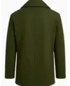 The Celebrity Traitors S01 Claudia Winkleman Green Coat Back Look
