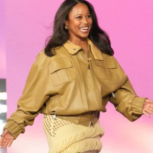 The Jennifer Hudson Show S04 Taylour Paige Leather Jacket