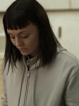 The Recruit Max Meladze White Hoodie Front Look