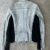 The Today Show 2025 Daryn Carp Silver Metallic Leather Biker Jacket Back Look