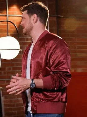 The Voice S28 Michael Buble Bomber Jacket Front