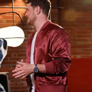 The Voice S28 Michael Buble Bomber Jacket Front