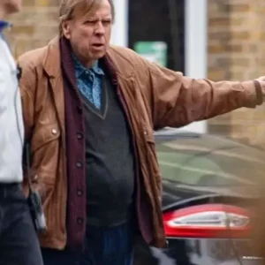 Timothy Spall Goodbye June Brown Leather Jacket