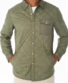 Today Willie Geist Green Quilted Jacket
