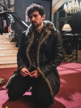 Tourialay Akbari April X Shearling Leather Coat