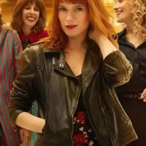 Valeria S02 Diana Gómez Black Leather Jacket