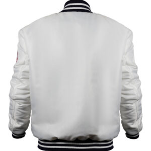 Vintage New York Yankees Silver Jacket Back