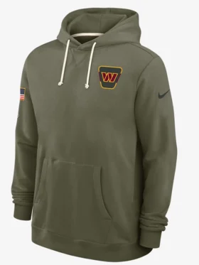 Washington Commanders Salute to Service Hoodie Front