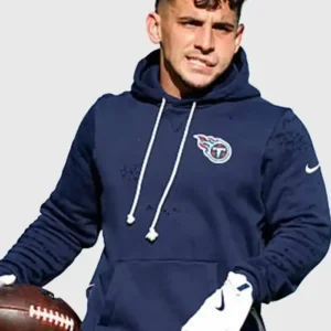 Xavier Restrepo Tennessee Titans Sideline Hoodie
