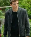 Your Place Or Mine Ashton Kutcher Bomber Jacket Front Look