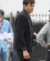 Your Place Or Mine Ashton Kutcher Bomber Jacket Side Look