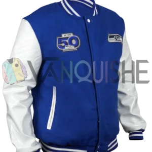 Seahawks 50th Season Jacket Front Look