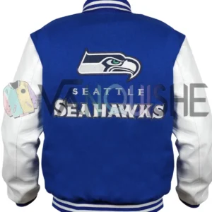Seahawks 50th Season Jacket Back Look