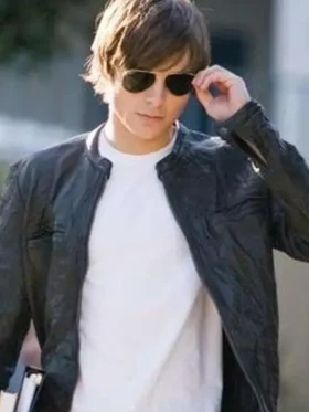 17 Again Zac Efron Leather Jacket