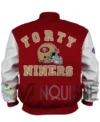 80’s San Francisco 49ers Letterman Jacket back van