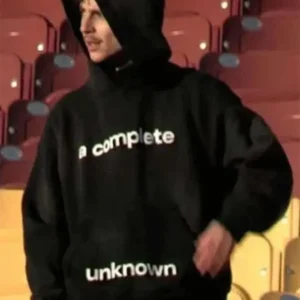 A Complete Unknown Timothée Chalamet Black Hoodie