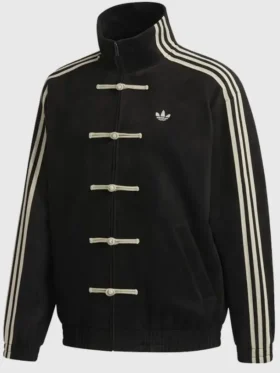 Adidas Chinese New Year Black Jacket Front Look