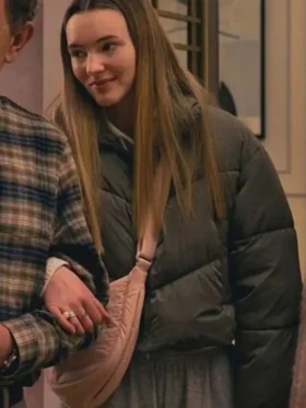 Alanah Bloor Man Vs Baby Puffer Jacket Front Look