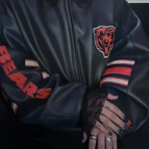 Alannah Davidson Chicago Bears Leather Jacket