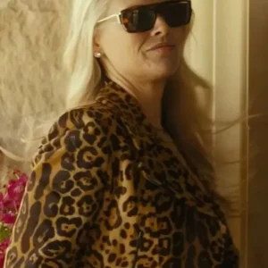 Ali Larter Landman Leopard Print Jacket Front Look