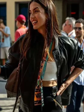 Ana de Armas F1 Grand Prix Leather Jacket
