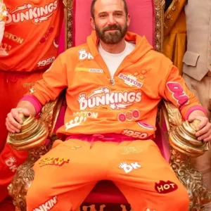Ben Affleck DunKings Tracksuit Front Look