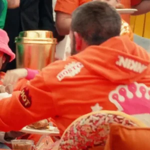 Ben Affleck DunKings Tracksuit Back Look