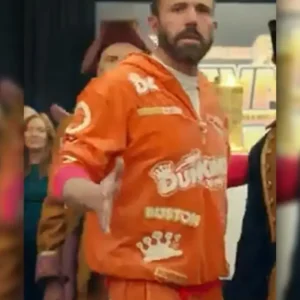 Ben Affleck DunKings Tracksuit Front Look