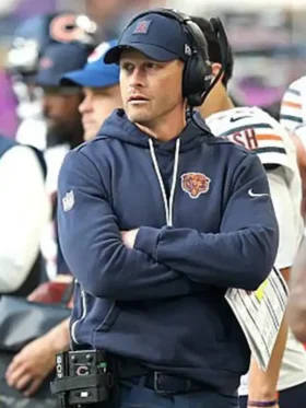 Ben Johnson Chicago Bears Sideline Hoodie