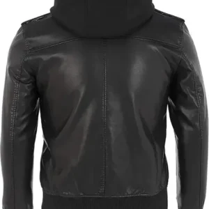 Black Rivet Leather Jacket