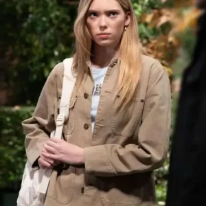 Bluesy Burke General Hospital Brown Jacket Front Look