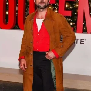 Brandon Sklenar The Housemaid Brown Coat