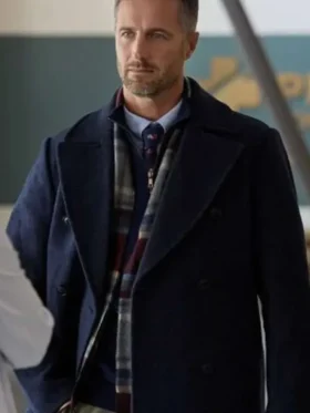 Brendan Penny The More the Merrier Blue Peacoat