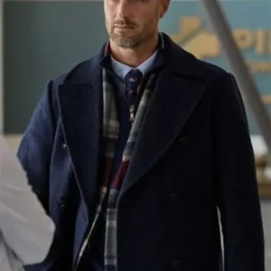 Brendan Penny The More the Merrier Blue Peacoat