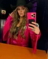 Britnee Kellogg The Road 2025 Pink Fringe Blazer