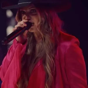 Britnee Kellogg The Road 2025 Pink Fringe Blazer