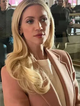 Brittany Snow The Beast in Me Pink Blazer