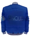 Buffalo Bills Mafia Blue Puffer Jacket Back Look