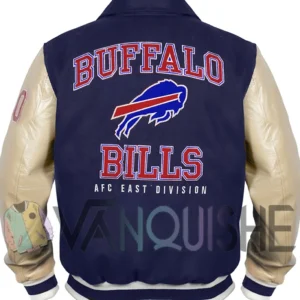 Buffalo Bills Varsity Bomber Jacket back van