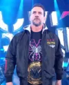 CM Punk Black Bomber Jacket