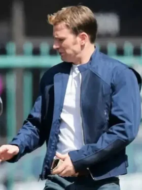 Captain America The Winter Soldier Jacket Front Look