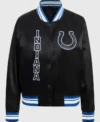 Carlie Irsay-Gordon Indianapolis Colts Bomber Jacket Front look