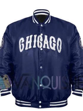 Chicago American Giants Script Varsity Jacket front van