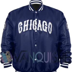 Chicago American Giants Script Varsity Jacket front van